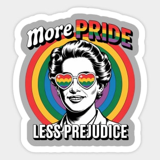 More-Pride-Less-Prejudice Sticker